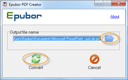 convert ppt to pdf-epubor-convert